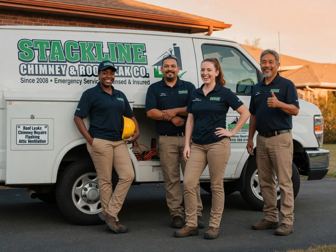 Chimney flashing repair company in Hartford, OH